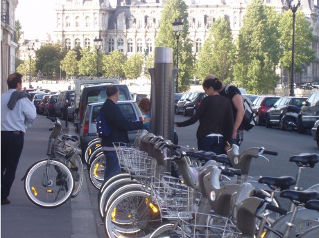 Párizs - A Vélib' rendszer