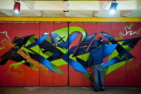 A graffitisek a "maguk képére" formálhatták az Almássy Hall-t